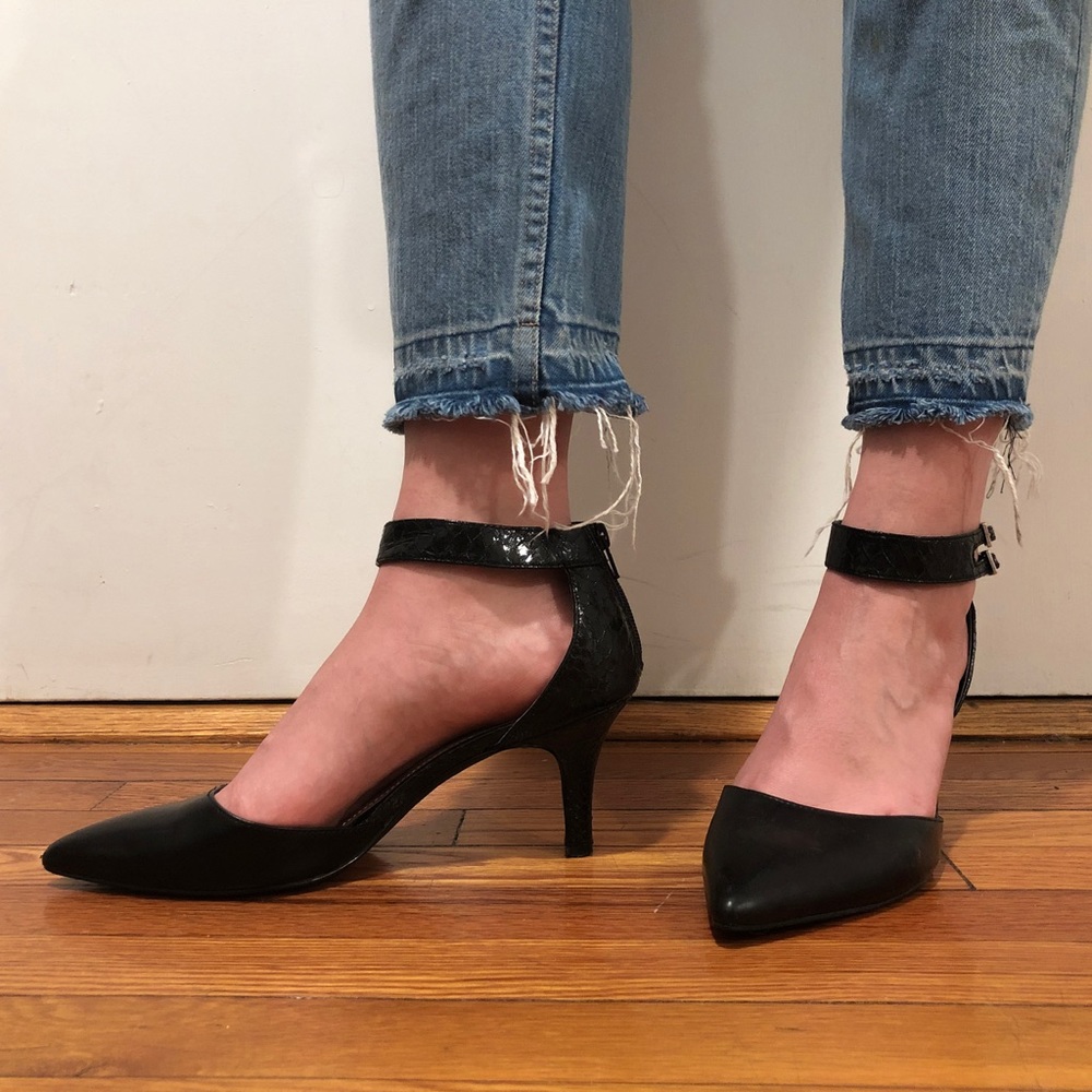Pointed Toe Ankle Strap